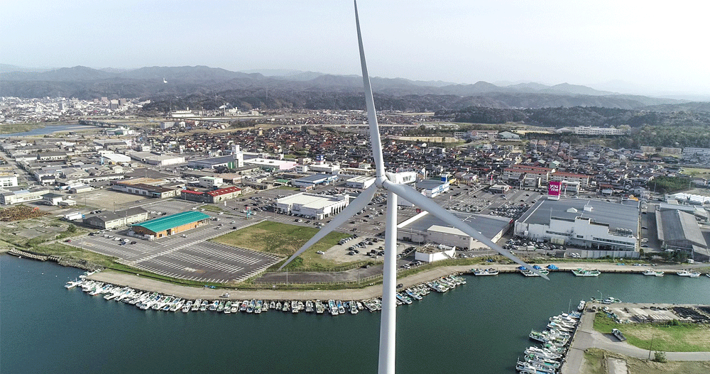 高津川風力発電所